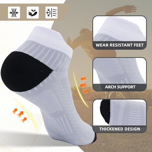 Men's sports socks, moisture wicking, arch compression, men's sports socks, shock absorption during exercise3