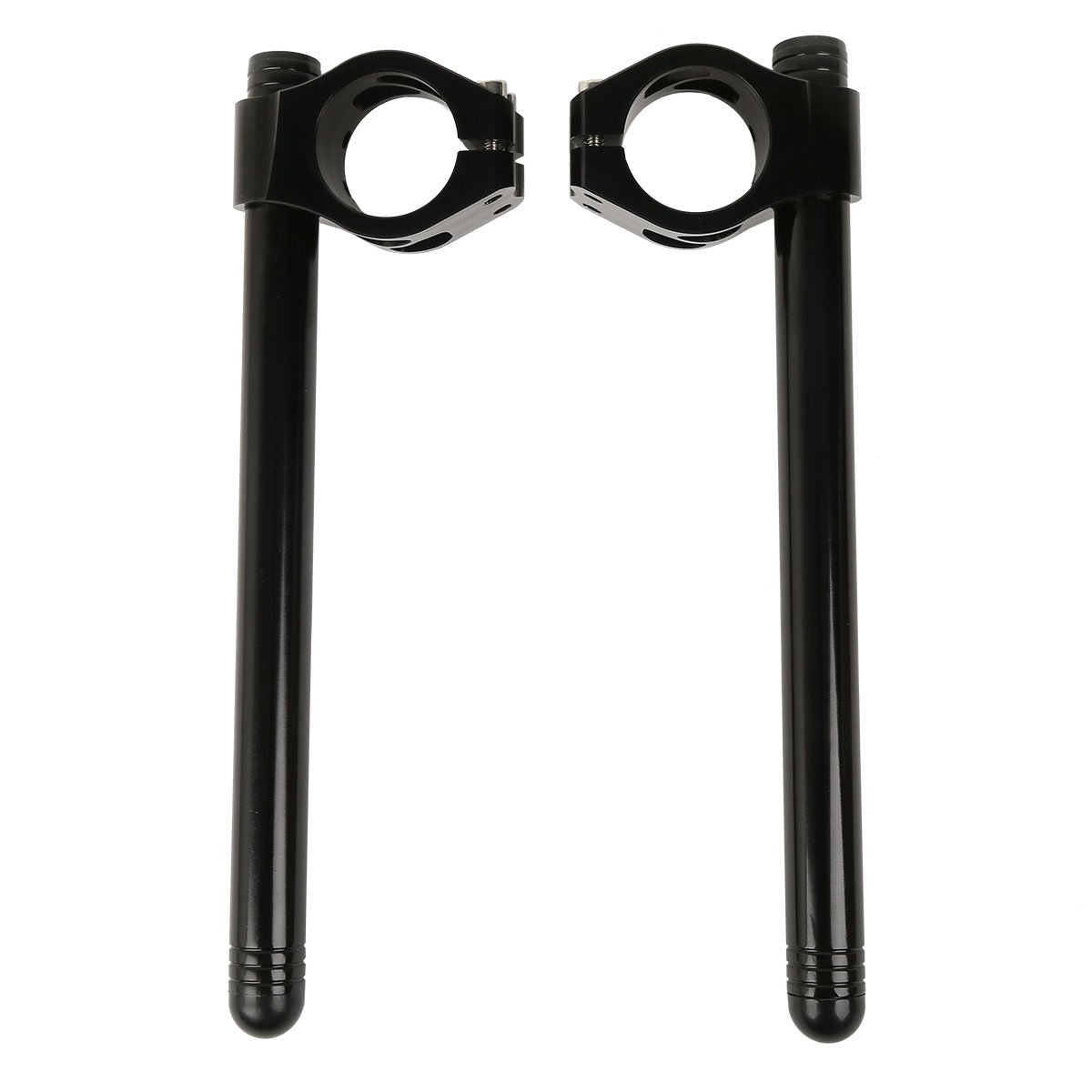 TCT-MOTORPARTS 41mm Black Handle Bar Clip On Fit For Honda CBR600 NTV650 BROS650 BROS400 CBR400 NC23
