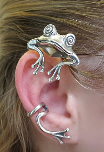 earrings frog