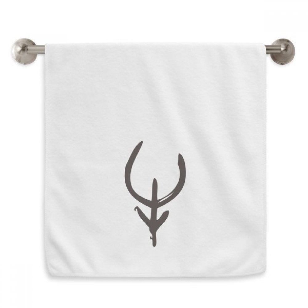 Serviette de toilette zodiaque chinois Vache pour une salle de bain zen