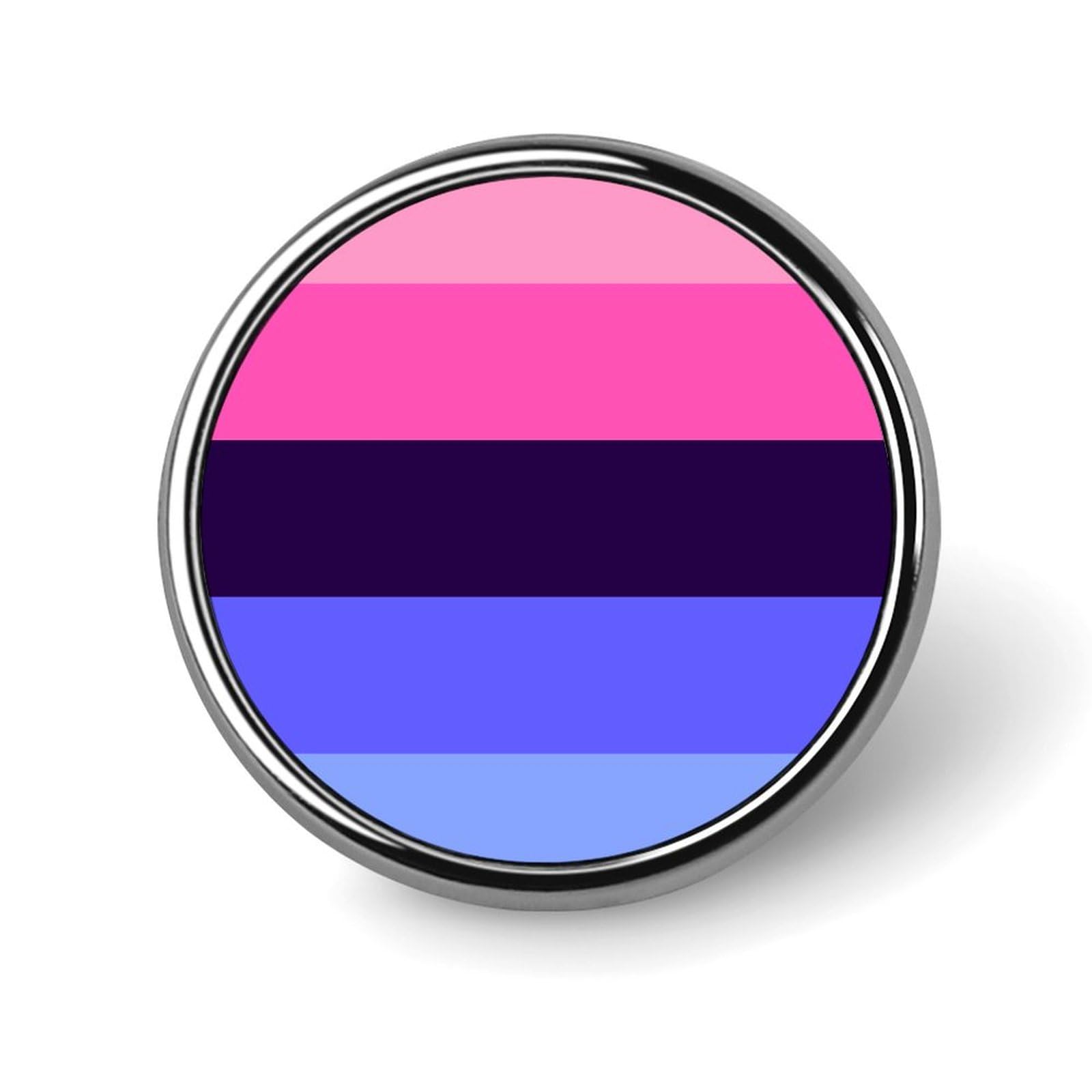 Omnisexual Pride LGBTQ Pins Round Buttons Brooches Enamel Lapel Pin Party Supplies Decor Badges for Hats Clothes Bags
