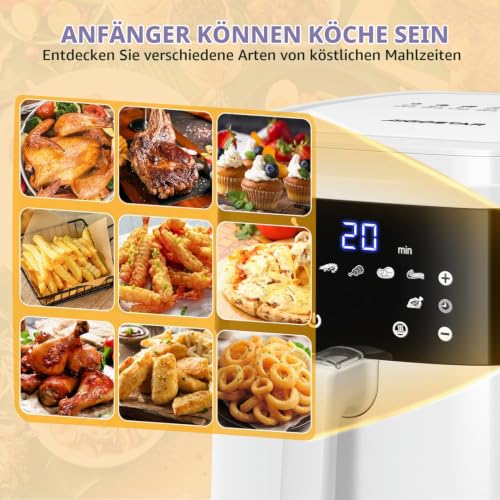 Aigostar Intelligente Heißluftfritteuse 7L, App/Wifi-Steuerung – Ansicht 4