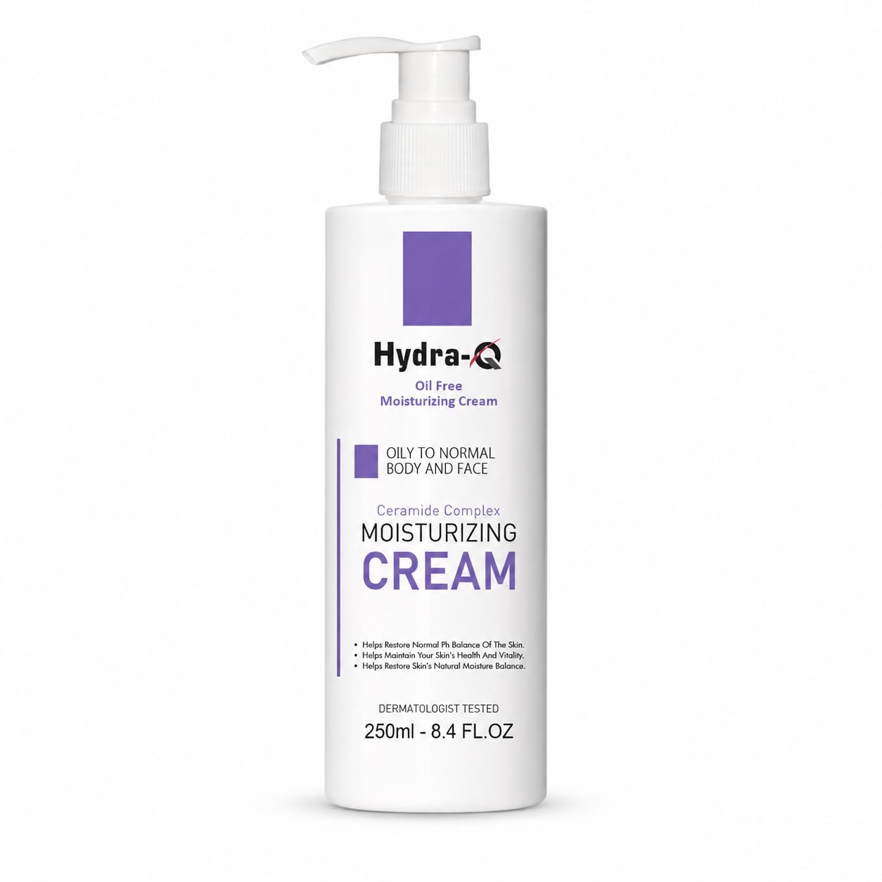 Hydra Q Oil-Free Moisturizing Cream 250ml | With Ceramide Complex
