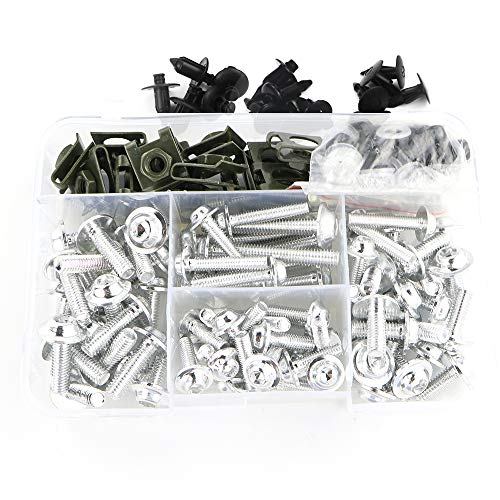 Kit de tornillos de carenado con arandelas de nailon antiarañazos para GSXR1000