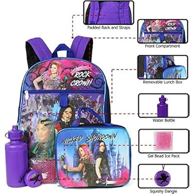 descendants backpack and lunchbox
