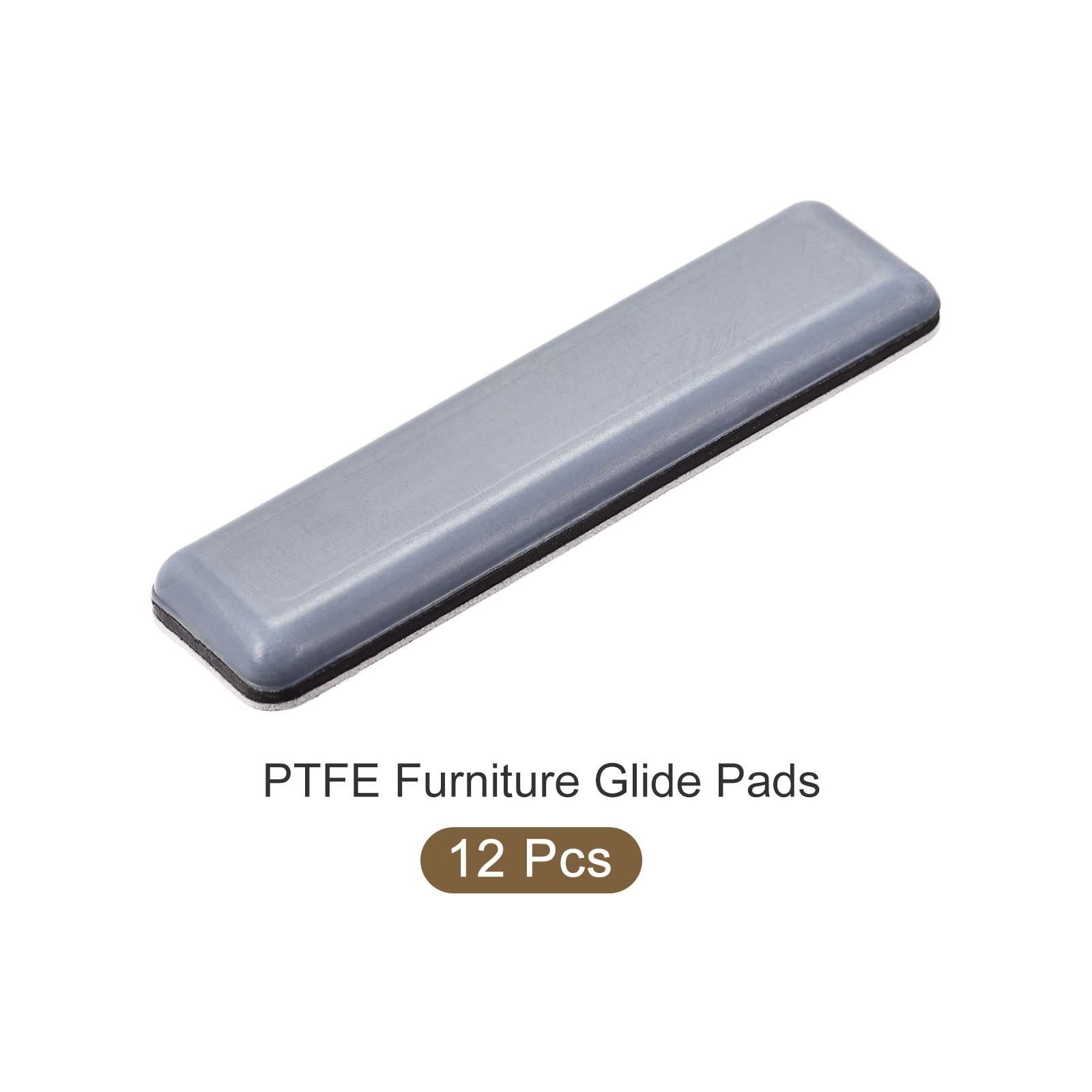 METALLIXITY Teflongleiter Selbstklebend (70x19mm) 12 Stück Rechteck Profi