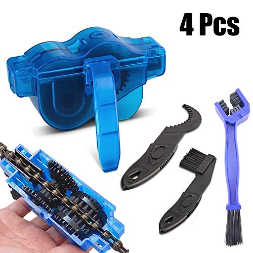 VAKKI Nettoyeur de Chaîne De Vélo Nettoyage Chaîne Vélo Outils d'entretien Nettoyeur de pétrole Bike Chain Cleaner pour Tous Les Types de Vélos et VTT