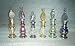 Lot of 12 Mix Mouth Blown Egyptian Perfume Bottles Glass