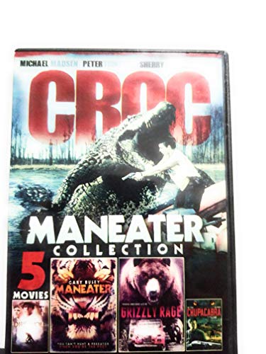 5-Movie Maneater Collection: Croc: Godzilla of the Swamp / Grizzly Rage / Maneater / Dire Wolf / Chupacabra vs The Alamo