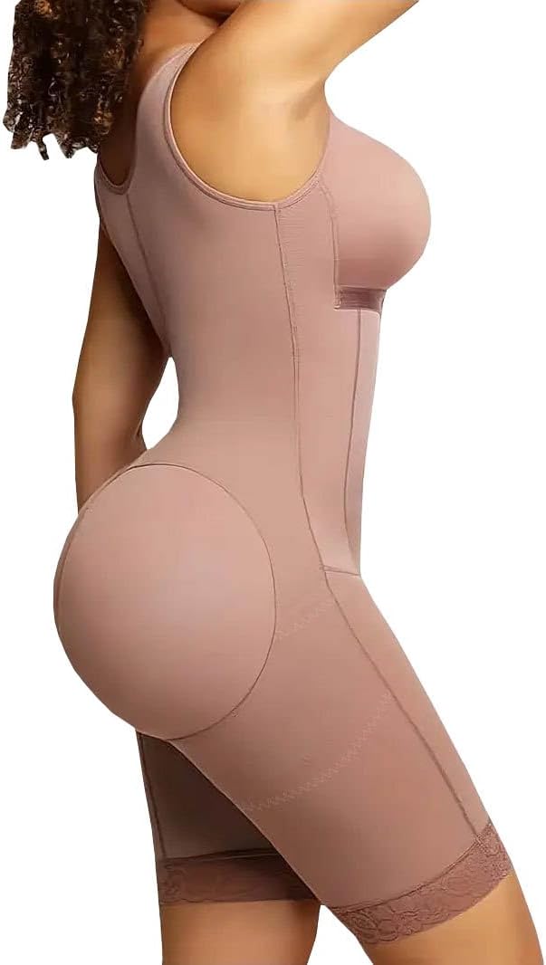 Women's Fajas Colombianas Shapewear Tummy Control Full Body Shaper Butt Lifter with 7 Steel Boned