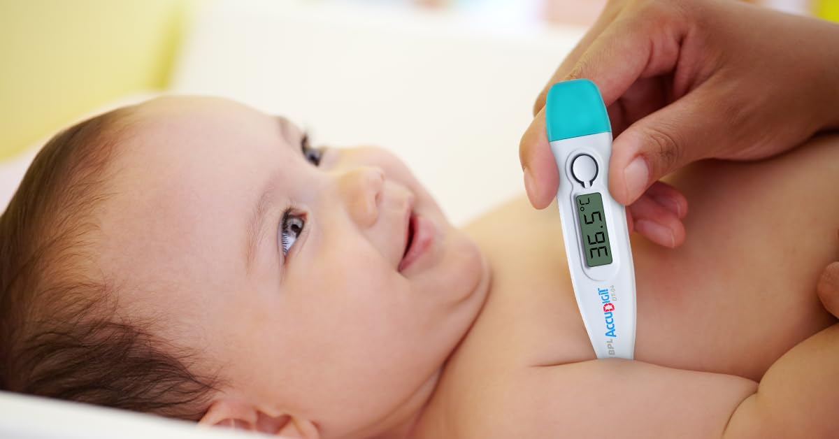 BPL Medical Technologies Accudigit DT04 Digital Thermometer With Quick Measurement of Oral & Underarm Temperature in Celsius & Fahrenheit - Image 2 thumbnail