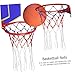 Gogogmee 2-Piece Basketball Net Replacement Outdoor/Indoor Hoop Nets Woven Nylon Netting Easy Install for Basketball Racks