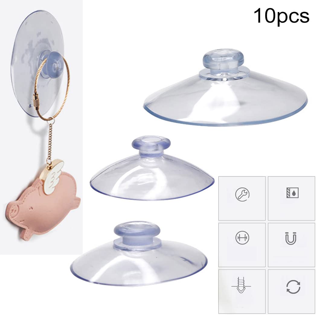 Lot 10 Mini Ventouses Magiques Multicolores – Accessoires Pour Tours De Magie, Cartes, Maison De Poupée, Blagues