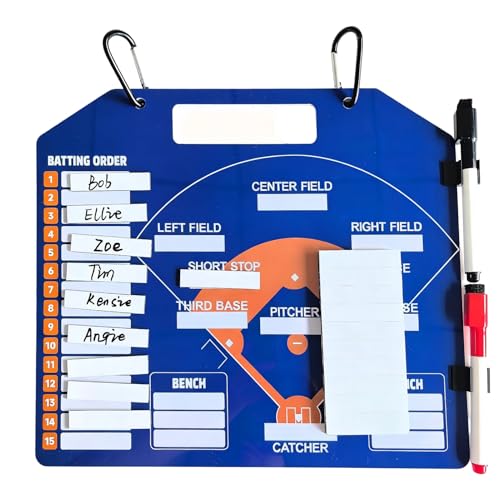 Tableau blanc Softball magnétique double face terrain de jeu de baseball