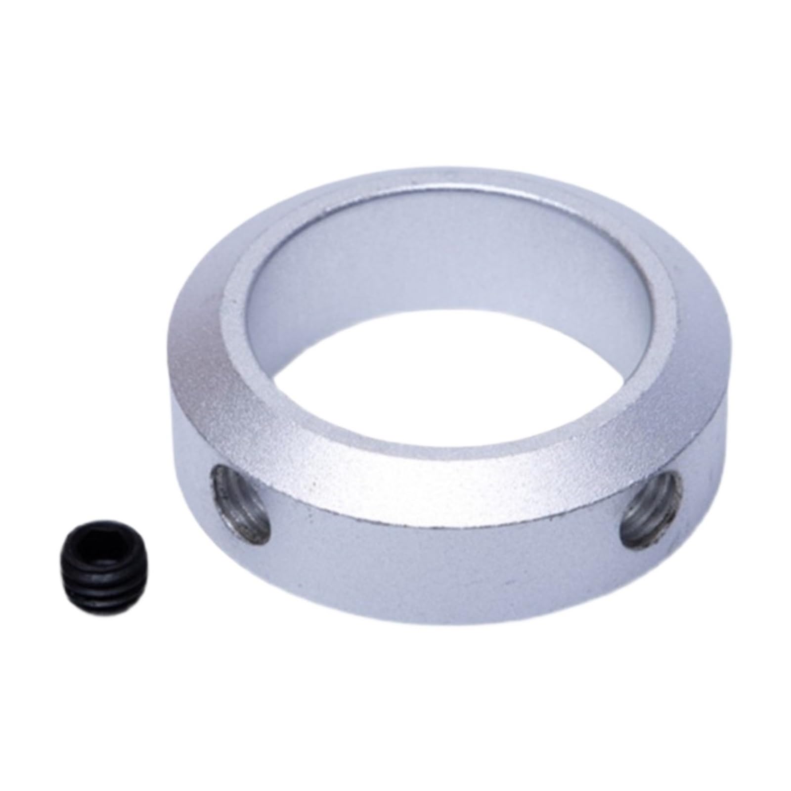 Bague de retenue de Collier d'arbre Type de vis d'arrêt Bague de retenue localisateur de retenue d'arbre en Alliage d'aluminium avec vis(4-8-8)