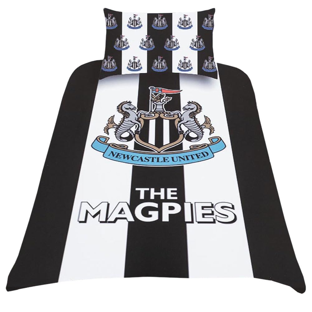 Newcastle United Multicolor Fc Single Duvet Set, 100% Polyester, 200Cm X 135Cm