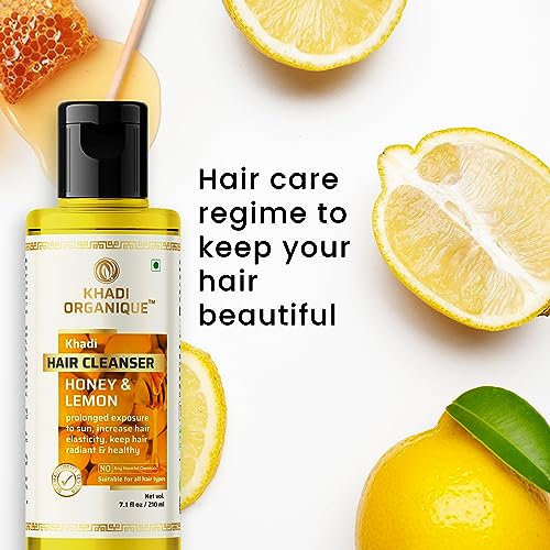 Image of Khadi Organique Honey & Lemon Juice Hair Cleanser 210 ml - Pack of 1