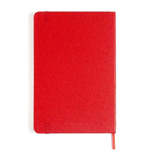 Agenda Planner Clássica, Vermelho, Semanal, 160 fls, Papel Pólen 80g/m², Tamanho Médio (14x21)