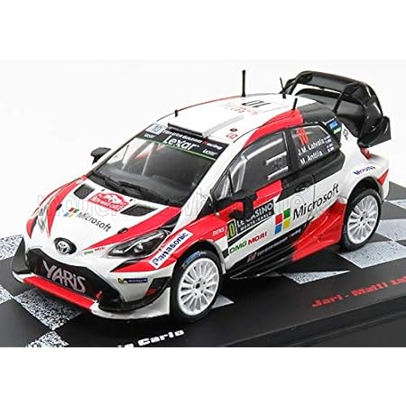 Amazon トヨタ ヤリス ミニカー 1 43 Yaris Wrc モンテカルロ ラリー 17 No10 J M Latvala M Antilla 並行輸入品 ミニカー ダイキャストカー おもちゃ