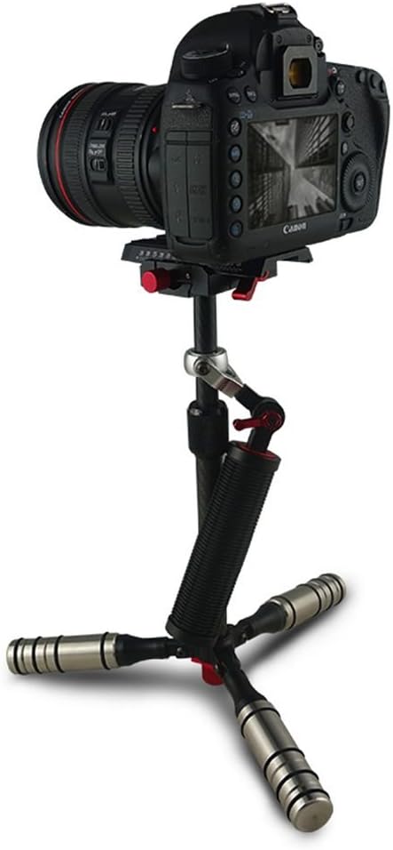 DSLR Mirrorless Steadicam Adjustable Handheld Carbon Fiber glidecam Video Camera Stabilizer Steady for Nikon,Canon, Sony, Panasonic up to 0.5-3 Kilogram (1.1-6.6lbs)