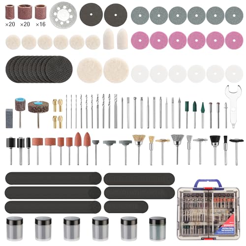 WORKPRO Rotary Tool Accessories Kit, 476 PCS Accessory Set, 1/8" Shank Electric Grinder, Fits Dremel Rotary Tool - Image 2