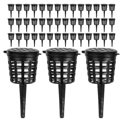 NOLITOY Cestello Fertilizzante per Bonsai in Plastica con Coperchio Contenitore Nutritivo per Piante Grasse e Acquatiche Set da 180 Pezzi per Giardinaggio e Acquario