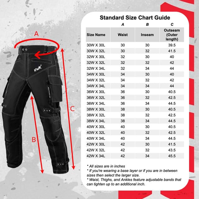 HWK Motorsports Apparel S1 Motorcycle Touring Pant