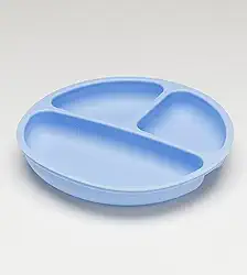 Prato em Silicone com Divisória e Ventosa Twibex