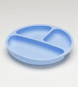 Prato em Silicone com Divisória e Ventosa Twibex