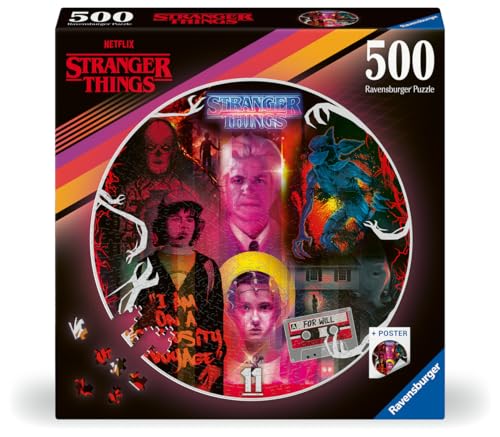 Puzzle rond 500 pièces Phénomènes surnaturels / Stranger Things Ravensburger France - vue 5