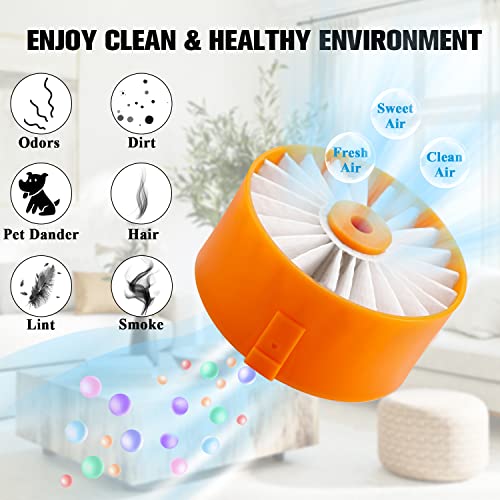 Image of Filter Replacement for Black & Decker Powerseries Extreme Cordless Stick Vacuum Cleaner Fit for BSVF1 BSV2020 BSV2020G and BSV2020P. Replace Part # N665227, 6 * BSV2020G Filters By Improvedhand