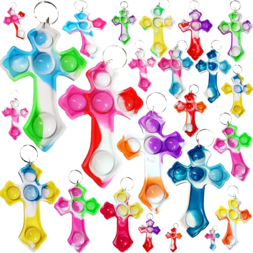 Mini Backpack Pop Fidget Toys, Cross Theme
