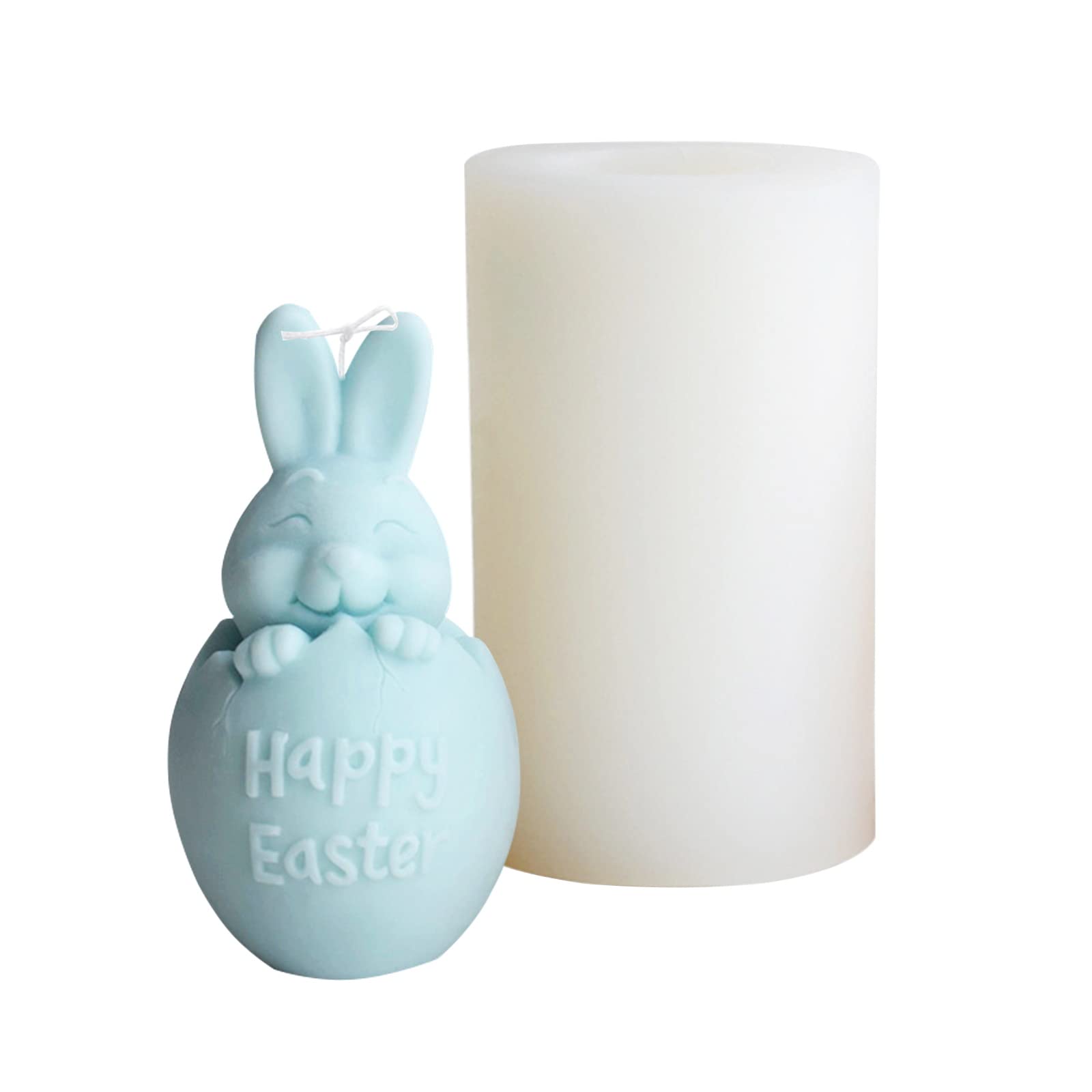 Stampo Silicone Conigli Pasquali TIDEVAN - 4 Pezzi Per Candele E Saponi Fai Da Te - Foto 9