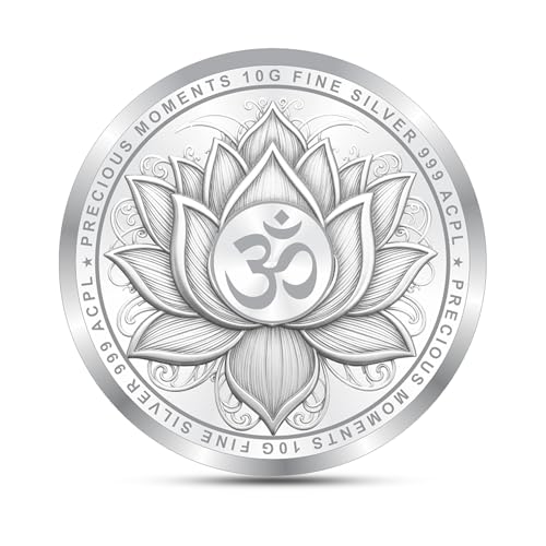 Image of ACPL Precious Moments Maa Laxmi and Ganesh Ji 999 Pure Silver Coin