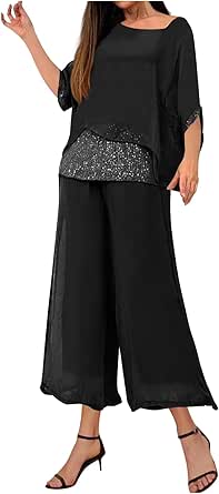 Sparkly Grey 2 Piece Sequins Women Ball Suits with Pockets