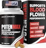 Enyvia Libido Support for Men - 19-in-1 Vigor Pills for Men Fast Acting with Tongkat Ali, Tribulus, Maca, L-Arginine, Mens Testosterone Booster - Blood Flow, Size & Stamina and Endurance - 60ct