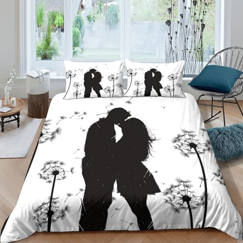 Housse de couette 3D banane mûre parure de lit King microfibre douce filles ado - 4
