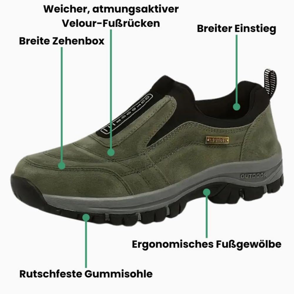 Podowalk Chaussures confortables Podowalk, chaussures orthopédiques Elias Premium, chaussures de randonnée et de confort pour homme et femme