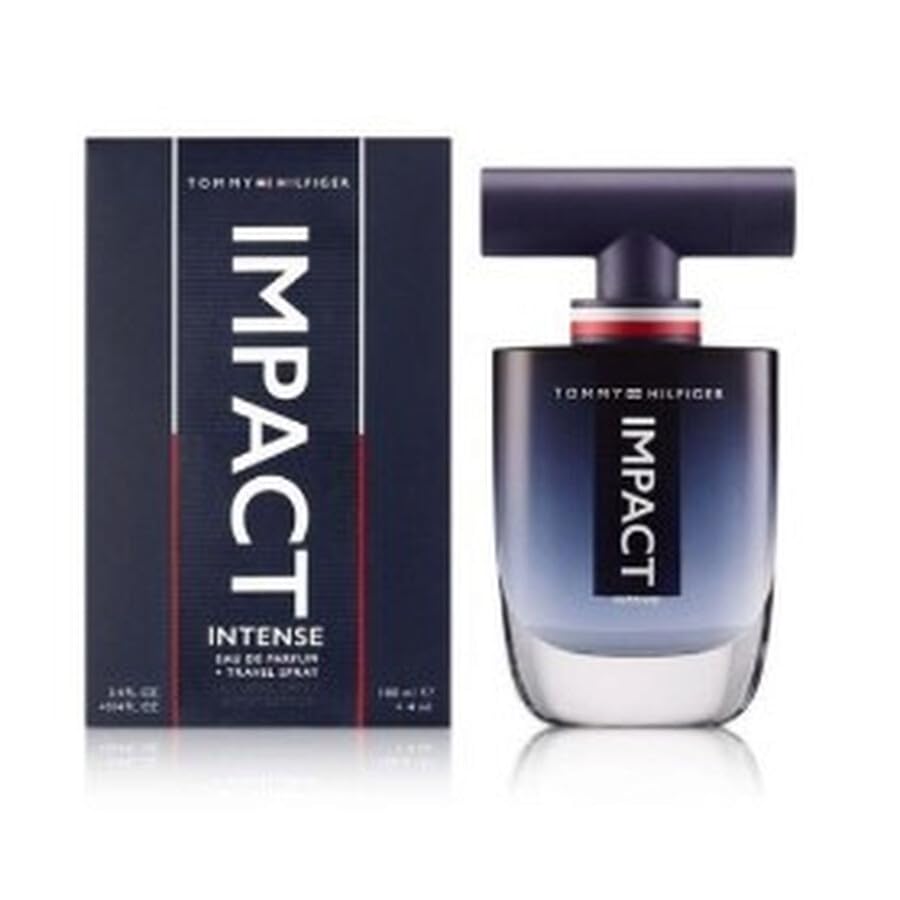 Lista de Perfume Tommy Hilfiger los mejores 5. 46 Impact Intense by Tommy Hilfiger for Men - 2 Pc Gift Set 3.4oz EDP Spray, 4ml Travel Spray (Mini)