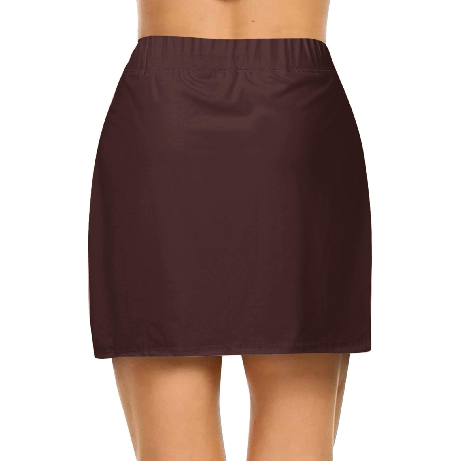Tennisrock Damen Mit Hose Kurz Sommerrock Hohe Taille Sport Hosenrock Outdoor Atmungsaktive Sommer Sportrock Rock Golfrock
