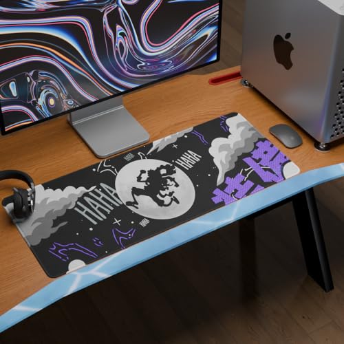 Image of Luffy Gear 5 Mouse Pad | Desk Mat | Stitched Edges | Non-Slip Rubber Base | Computer Laptop | Keyboard Mouse Pad for Office & Home (XL)
