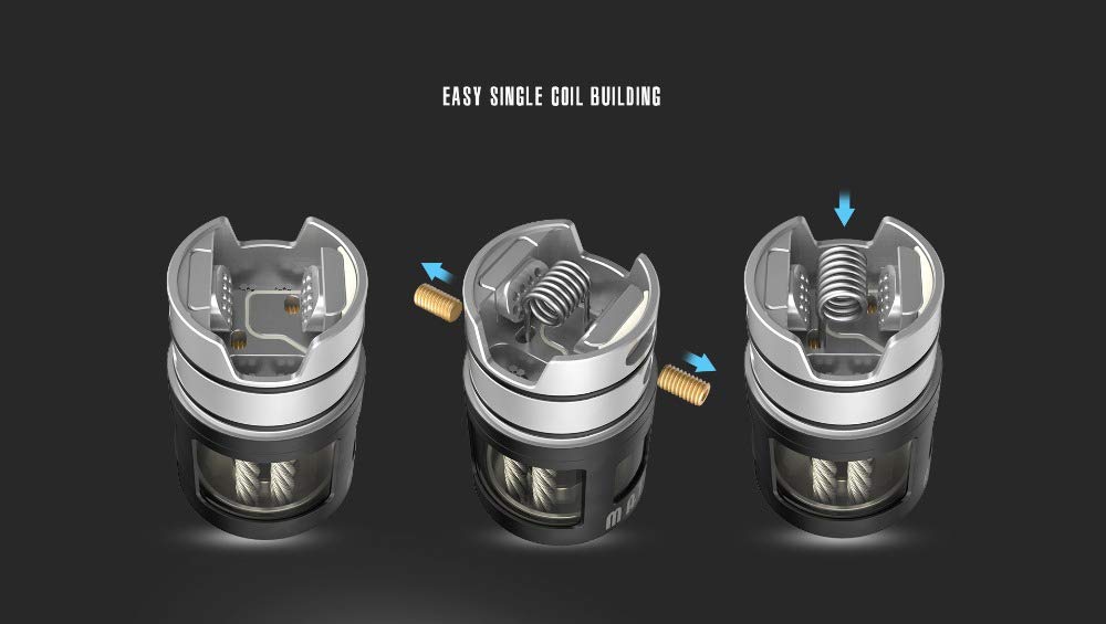 Original Vandy Vape MATO RDTA RDTA 5ML Tank 4 Steel Wire Atomizer with  Triple Secured Clapton Coil VandyVape DIY Tank for E-Cig Vape Mod Silver :  Amazon.de: Electronics & Photo