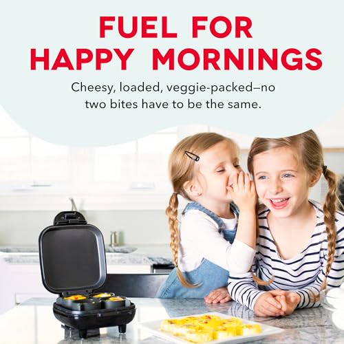 Image of Dash Deluxe Egg Bite Maker - Electric Egg Bite Maker for Healthy Protein Snacks - Quick Cleanup, Space-Saving Design & Non-Slip Feet - 4 Servings, Aqua