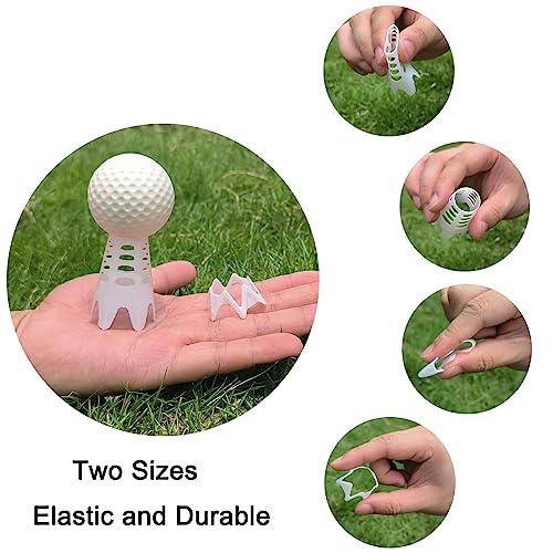 Image of Plastic Golf Tees, Golf Simulator Tees for Home, Outdoor Indoor Golf Tees Simulator Practice Training, Golf Mat Tees for Winter Turf and Driving Range