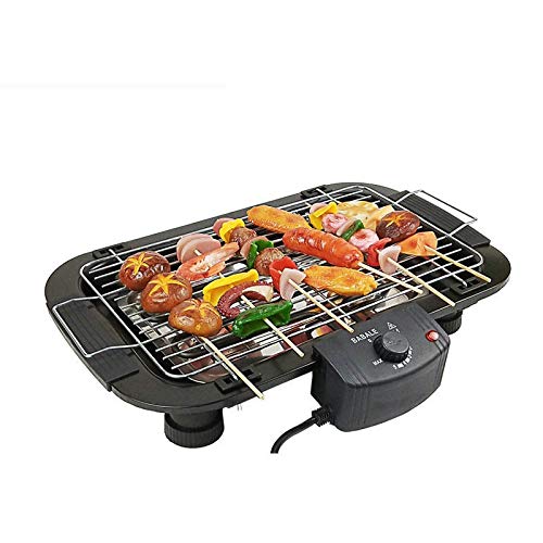 Parrilla eléctrica portátil sin Humo para el hogar, Parrilla eléctrica para Acampar al Aire Libre, Quemador de Picnic, Horno de Barbacoa de carbón para Acampar