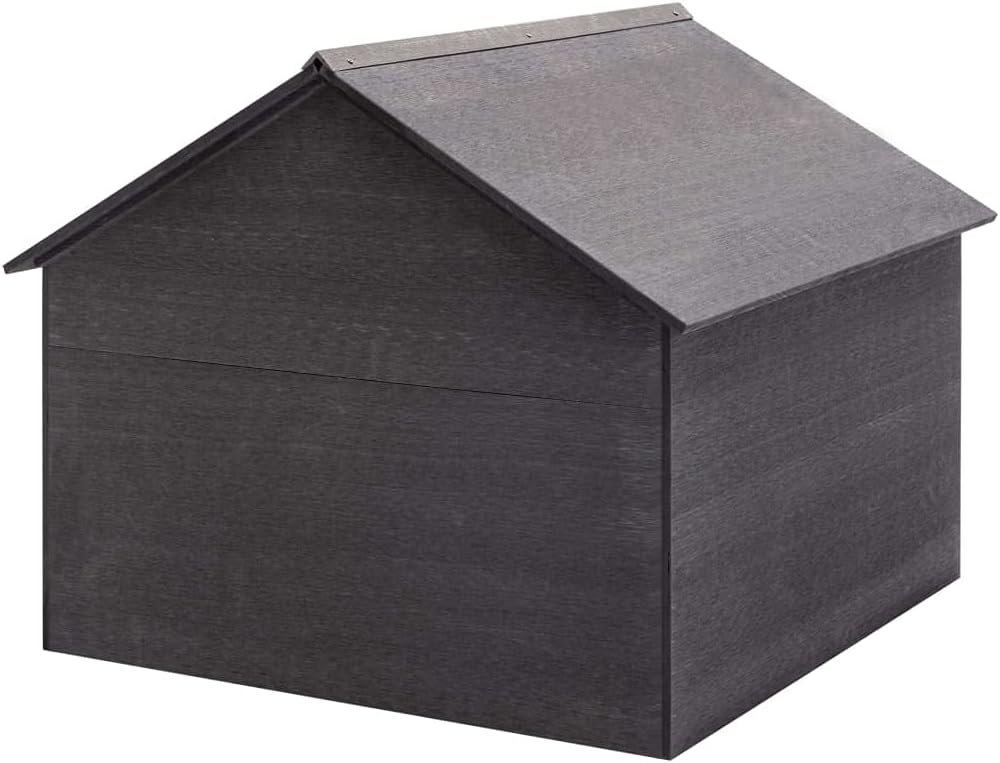 review CHARMMA Lawn Mower Garage Gray 31.5