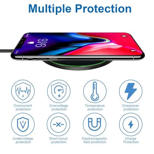 Chargeur sans Fil 20W Rapide Magnétique Chargeur Induction Charger Wireless Charger Compatible avec iPhone16 15 14 13 12 11 Pro Max Plus Samsung Galaxy S24 S23 S22 S21 S20 – Image 6