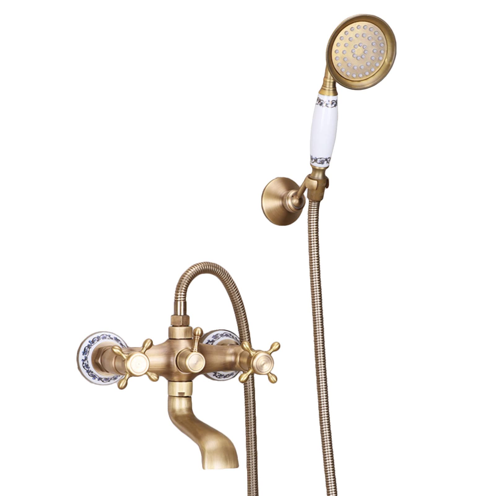 Ensemble de douche style européen rétro pour créer un espace détente chez soi