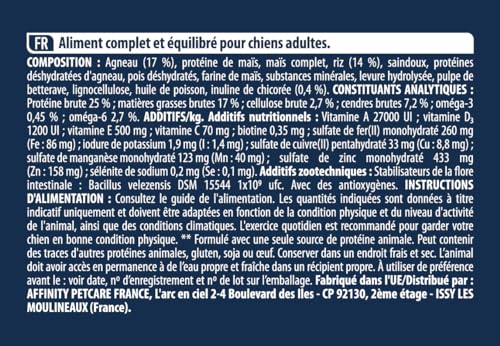 ADVANCE Lamm & Reis Hundefutter, 12kg, 1er Pack (1 x 12 kg)
