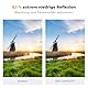 K&F Concept Ultra-niedrige Reflexion ND Filter 67mm Variabler ND2-400 Graufilter (1-9 Blendenstufen)(Nano Xcel)